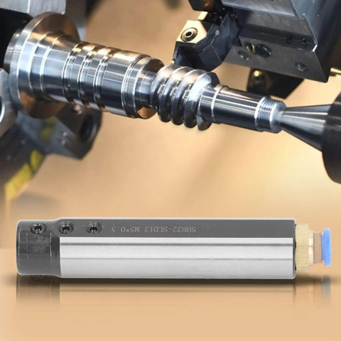 Hard Alloy CNC Lathe Tool Bar For Boring Internal Grooving And Turning Pro Grade Tool Holder in use on CNC machine