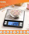High Precision Jewelry Scale With 0.01g Accuracy And 1000g Capacity Portable Digital Gram Scale for crafts, measuring beads.