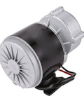 Beefy 12V 500W Gear Reduction Brushed DC Motor With Aluminum Alloy Body And Included Speed Controller, front view