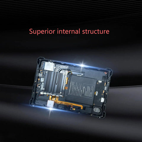 Interior view of the Straight Up Badass 10.1 Inch IP67 Rugged Industrial Tablet PC Running Windows 11 showing internal structure.