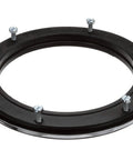 OEM 11599E Adapter Replacement Part for Garbage Disposal and Instant Hot Water Dispenser, chrome ring with bolts, direct fit.