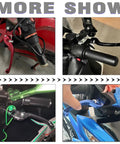 Adjustable CNC Aluminum Brake Lever For Motorcycles Scooters And Electric Bikes Twenty Two Millimeter Clamp Seven Eighths Inch Front And Rear Disc Red Durable Aluminum Alloy Easy Grip Precision Fit on various handlebars.