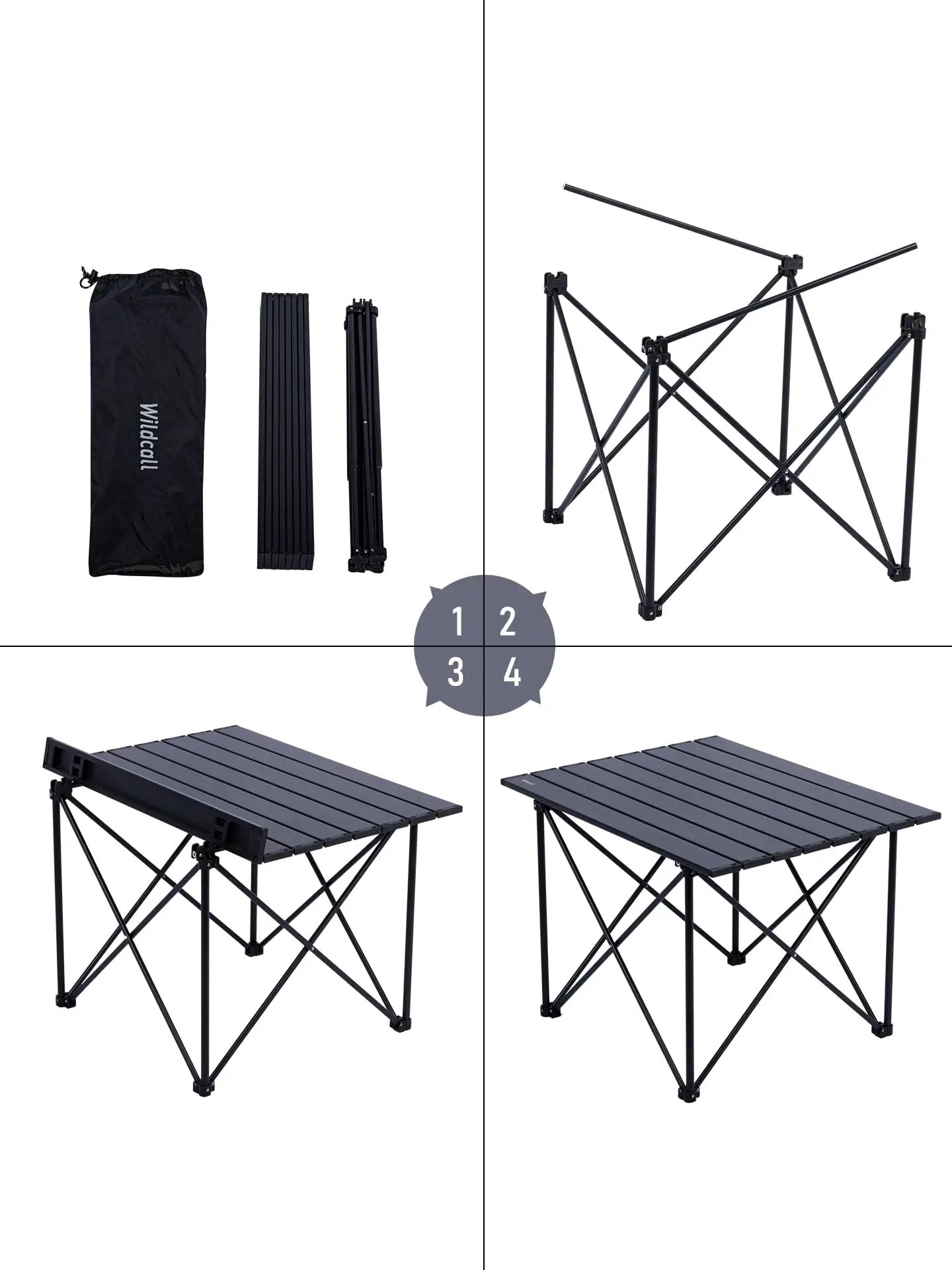 Ultralight Camping Table, Indoor/Outdoor, Lightweight ✓