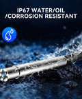 Ultra Slim 5.5mm USB Endoscope Borescope with 6 LED Lights, waterproof, showing corrosion resistance against water.