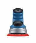 Front view of the GEX33-6N 6 Inch Multi-Hole Random Orbit Sander And Polisher with flexible pad and rotating orbital action.