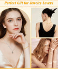 Women wearing jewelry pieces using Six Styles Magnetic Necklace Clasps Set With Twenty Pieces Extra Strong Magnets Jewelry Clasp Extenders