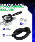 Inline Fuel Shut Off Valve Kit For Lawn Mower One Quarter Inch Fuel Line Heavy Duty Gas Diesel Petcock 180 Degree Ball Valve
