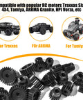 Beefy 13T 32P RC Car Pinion Gear Set 45 Steel Black Oxide 5mm Bore 0.03mm Tolerance Precision Motor Gear for RC Cars