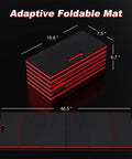 Thick Foldable Mechanic Mat With Magnetic Tool Pockets All In One Waterproof Kneeling Pad For Garage Garden Camping And Home Gym