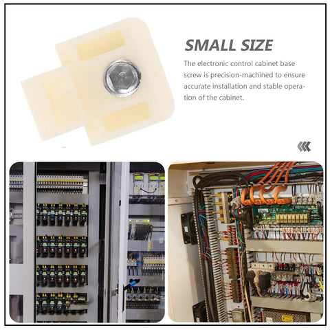 30 Piece Nylon Base Mounting Screws For Control Cabinets Panel Surfaces Rock Solid Flanged Fastener Hardware Kit in electronic control cabinet.