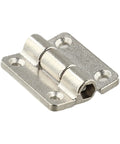 4 Pack Adjustable Torque Damping Cabinet Hinges Zinc Alloy Flat Positioning Hinges For Furniture Doors And Industrial Equipment 26X22MM Silver