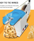 Smooth Operator Automatic Twist Vacuum Sealer For Food Preservation And Heat Sealing Built Tough Kitchen Packaging Machine with bagged snacks.