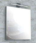 Sleek Matte Black 16 Inch LED Vanity Light For Bathroom Mirror And Cabinet 12W 1020 Lumen Cool White 6000K IP44 Rated 120V Wall Fixture Energy Efficient Easy Install above a modern bathroom mirror