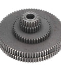 Top Tier 5 Piece Mini Lathe Gear Replacement Kit With T80 T45 T25 T20 Metric Sizes For Metal Cutting Tooling, stacked gears.