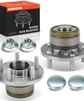 Two Pack Rear Wheel Bearing And Hub Assembly 5 Lug For Ford Transit Connect 2010 2011 2012 2013 With High Load Capacity