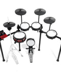 Nitro Ultimate Electric Drum Set With Dual Zone Quiet Mesh Pads Movable Hi Hat 640 Authentic BFD Sounds And 52 Kits