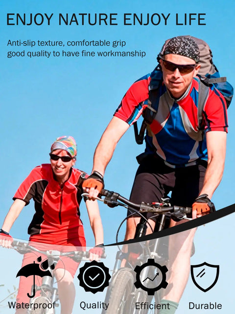 Cyclists enjoying outdoor ride with focus on 3x7 Mountain Bike Thumb Shifter Set With Right Trigger 7 Speed And Left Friction Thumb Lever.