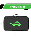 Keep Your Ride Tight And Dry With This Heavy Duty Waterproof Ev Charging Cable Storage Bag And Portable Cord Organizer, 18.11x10.63 inches.