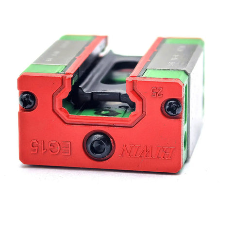 High Precision Linear Block Guide EGH15SA For Smooth Carriage Rail Motion In CNC, Woodworking, Metalworking, And Automation Projects Built For Boss Level Precision, Low Backlash, Durable Build, High Load Capacity, And Easy Setup For Applications. red EGH15SA linear block guide for profile rail