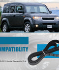 Heavy Duty Remax Serpentine Drive Belt Fits Honda Element 2003-2011 L4 2.4L Engine showing compatibility with vehicle.