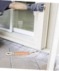 Screen Roller Tool With Bearing For Window Screen Repair, Lightweight And Comfortable Handle, Snappy Install, Mesh And Spline Compatibility, Multi Functional Repair Kit For Easy Fixes And Smooth Operation in use during door repair