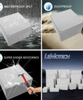 Hella Tough Waterproof IP67 Junction Box With Dustproof Sealed Plastic Housing for outdoor use and shock resistance.