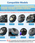 Compatibility chart for Shark robot vacuums with various compatible models displayed visually.