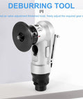 45 Degree Manual Pneumatic Chamfering Machine For Metal Trimming And Deburring. High speed deburring tool with 5-speed air valve.