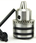 Heavy Duty 5/8 Inch Magnetic Drill Chuck With 3/4 Inch Weldon Shank Adapter For Drill Presses, Includes Chuck Key, Jacobs Taper Fit