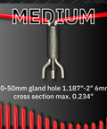 Medium twistor from the Six Piece Seal Twistor Tool Set With Two Sided Seal Pick And Surface Mount Handle in hydraulic use.