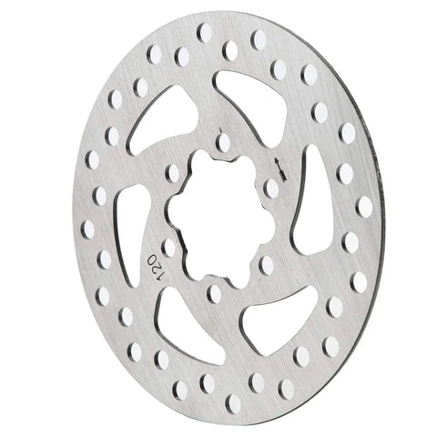 Rugged 120mm Stainless Steel Brake Disc Rotor Pad For Electric Scooters And Skateboards Replacement Parts with 34mm Inner Diameter