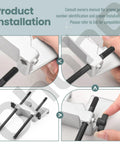 Product installation steps for Premium Router Edge Guide Assembly For Seamless Woodworking Projects With Crisp Precision And Easy Install Design That Slides Right Onto Ryobi 18V One Plus Trimmers P601 P206 PCL424B PCL424 R2401 For Hella Smooth Cutting Action With Absolute Zero Sweat.