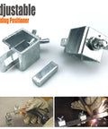 Grab These Super Handy 8 Pcs Sheet Metal Butt Welding Clamps Perfect For Truck And Car Door Skin Panels Rustproof Positioners To Level Up Your Diy Fabrication Jobs Today - adjustable welding positioner showcases metal construction.