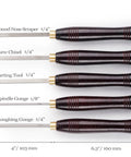 Five Piece HSS Wood Turning Tools Set With Mini Lathe Chisels And Wooden Box For Pen Turning And Small Projects Pre Sharpened And Ready To Use