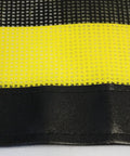 Close-up of Two Pack 18x84 Oversize Load Sign for Trucks with Bungee Cord and Hook, showing mesh fabric and reinforced edge