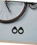 Heavy Duty 39mm Front Fork Turn Signal Mounting Brackets 2 Pack Clamp for motorcycle signal lights on wall display with bike