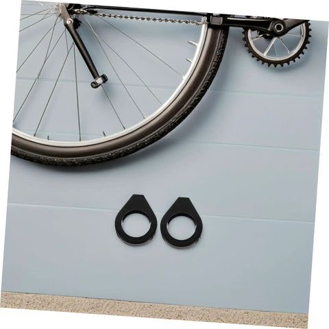 Heavy Duty 39mm Front Fork Turn Signal Mounting Brackets 2 Pack Clamp for motorcycle signal lights on wall display with bike