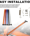 Orange Dirt Bike Kickstand Foot Side With Spring For KTM XC XCW XCF XCFW EXC EXCF EXCR Models, Motorcycle Parking Stand