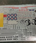 Decals for One Seventy Two Scale E7A Wedgetail Airborne Radar Aircraft Model Kit In Plastic Unpainted And Unassembled New In Box