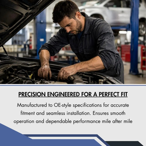  mechanic working on a vehicle engine, emphasizes precision for Heavy Duty Clutch Kit Paired With Upgraded Steel Flywheel Built Tough For 2005 To 2009 Nissan Frontier Xterra 40L Manual Drivetrain Swap With Steady Bite And Slip Resistant.