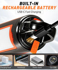 Portable USB Rechargeable Camping Lanterns with USB-C charging cable, Lightweight LED Lanterns That Double as Flashlights