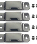 Badass Rock Solid Metal Tape Measure Holder Belt Clip and Pocket Tool Holster With Secure Rivets For Leather Aprons Contractor Pants And Denim Jeans Black set of four metal clips and screws