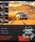 2-pack rear wheel bearing and hub assemblies, 4-lug for Nissan Versa/Kicks (2020–2024); Amazon A-Premium, high-load capacity.