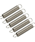 Five Beefy Stainless Steel Extension Spring Set 0.5mm Wire 5mm Outer Dia 30mm Length Tension Springs for repair projects
