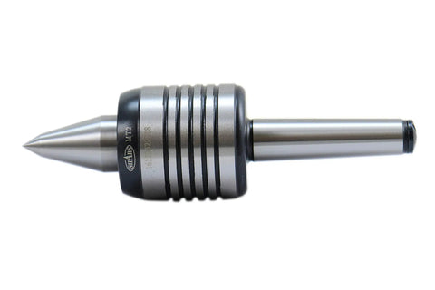 2MT Long Nose Live Center With Morse Taper Number 2, Triple Bearing Lathe CNC Center, 60 Degree Point, 0.94 Inch Point Diameter