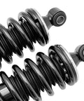 Rear Left And Right Street Rod Coil Over Shocks With Black Coated Springs 400 Pound Rate Smooth Ride And Precise Damping For Rear