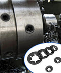 Heavy Duty Lock Washers Set With 260 To 520 Pcs M3 To M12 Star Push On Locking Fasteners Assortment Kit on machinery