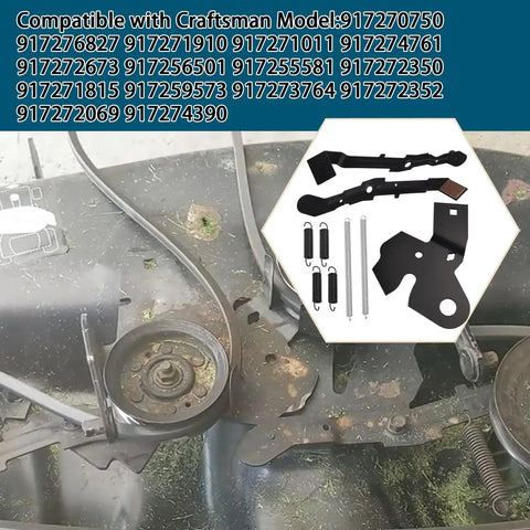 Beefy 42 Inch Deck Arm Bracket Roller Cam Kit For Husqvarna And Craftsman Lawn Tractors LT1000 LT2000 Replacement Parts 532151785 532184907 184907 131335 155046 Easy Install