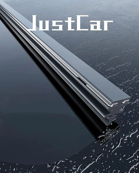 Close-up of Three Piece Windshield Wiper Blade Set For Outlander Sport 2011 Through 2024 With 24 Inch 21 Inch And 10 Inch Blades