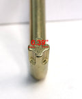 Top Shelf M1 Garand Gas Cylinder Lock Screw Wrench with 0.39" hex tip, heavy duty steel for smooth rifle restoration and pro gunsmithing.